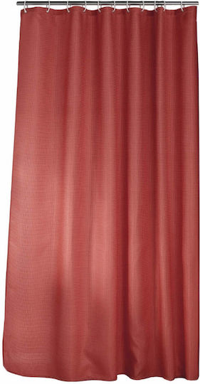L-C Quartz Κουρτίνα Μπάνιου 180x200 cm Terracotta