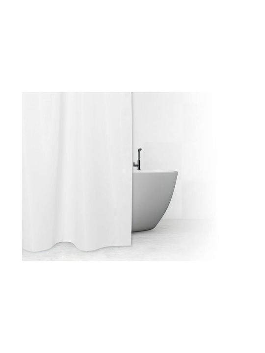 Marva Marva Fabric Shower Curtain 180x200cm White