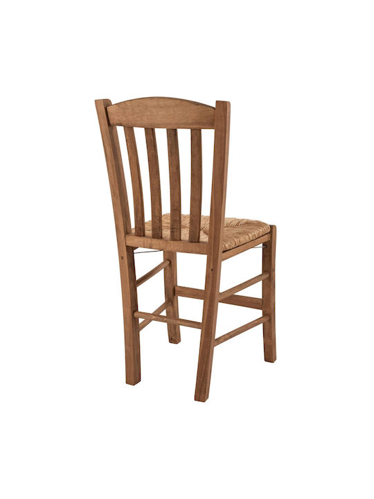 Cafe Wooden Chair Brown 41x35x89cm