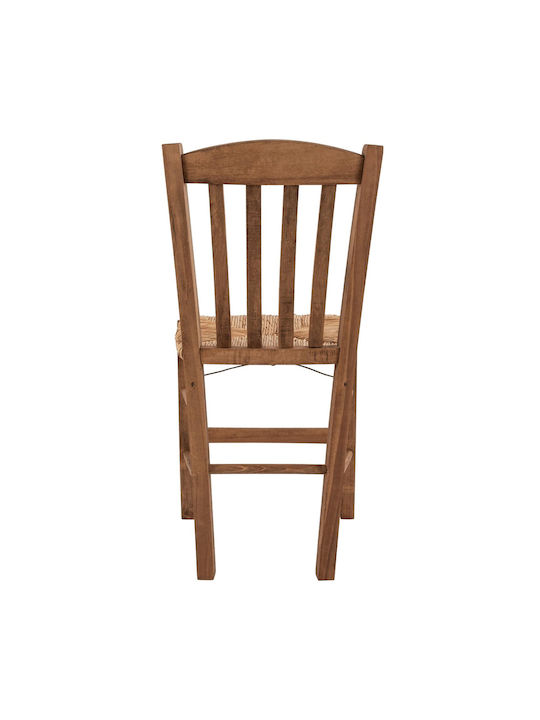 Cafe Wooden Chair Brown 41x35x89cm