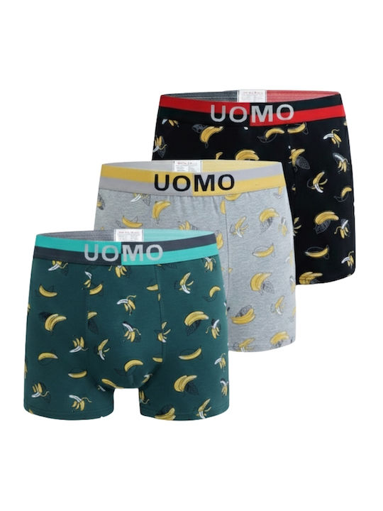 Ανδρικά Μποξεράκια Πολυχρωμο 3Pack
