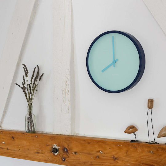 Remember Wanduhr Türkis Ø30cm