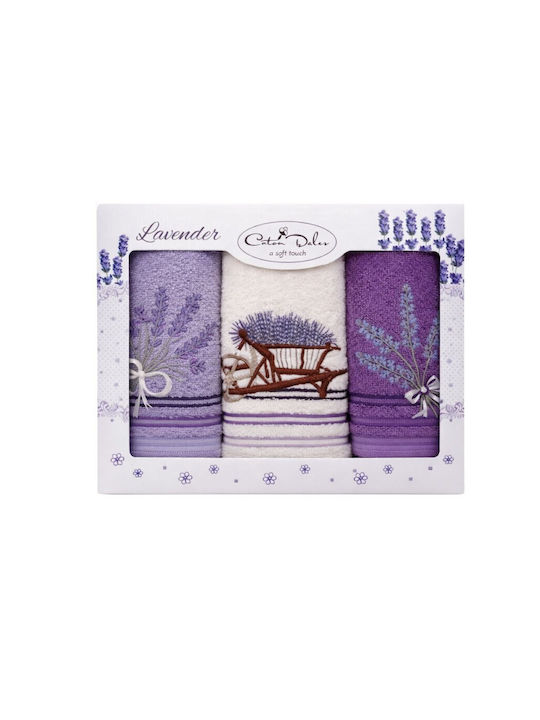Coton Delux Prosop din 100% Bumbac 30x50cm 3buc
