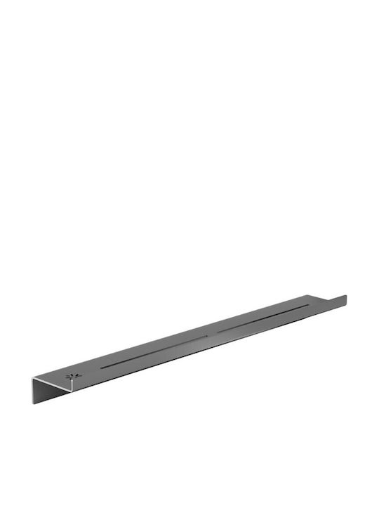 Verdi Floor Bathroom Shelf Metallic 70x9x7cm Gray