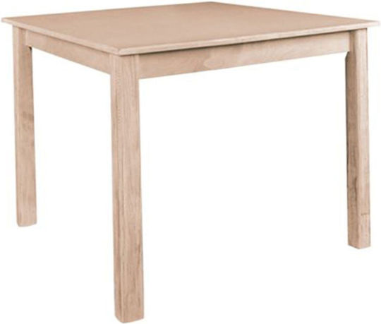 Square Tavern Natural 80x80x75cm