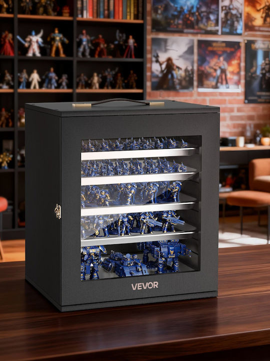 Vevor Wooden Storage Box with Lid Transparent 1pcs
