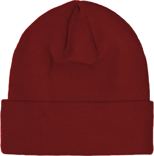 Unisex Beanie Knitted Hat in Red Color 212.BU03.18