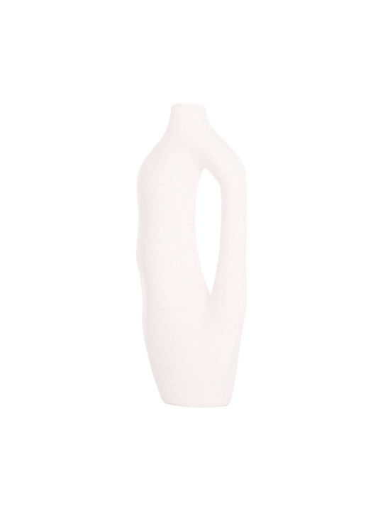 Ceramic Tabletop Decorative Fb94625 Off-White Crystal 20x9x46cm