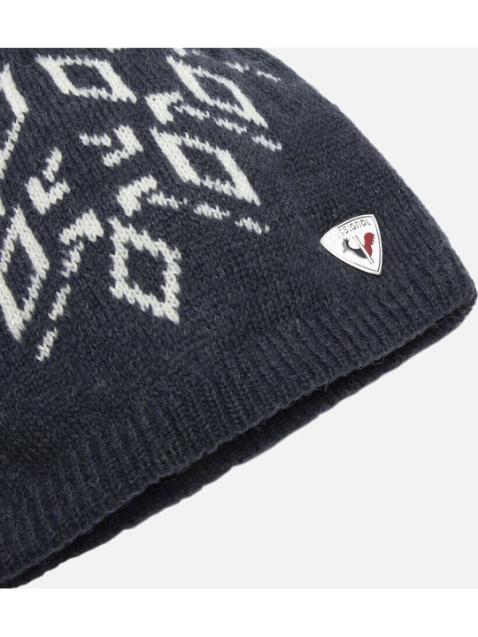 Damen Strick Beanie in Marineblau