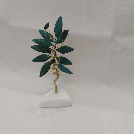 Epilekton Art Dekorative Olive aus Kupfer 10x10cm 1Stück