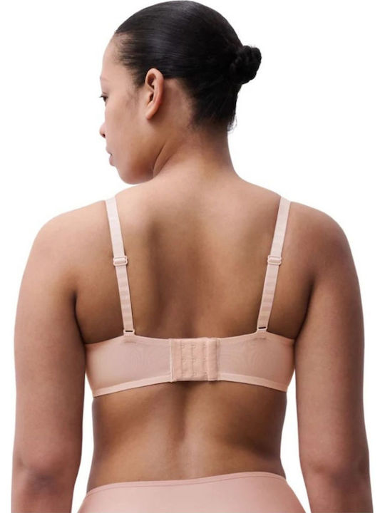 Beige Bra with Light Padding & Underwire