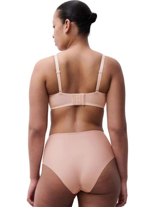 Beige Bra with Light Padding & Underwire