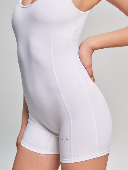 Women's One-piece Jumpsuit White