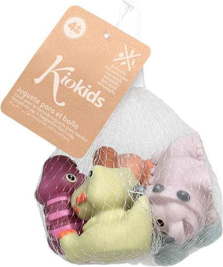 Kiokids Jurasic Παιχνίδι Μπάνιου για 4+ Μηνών 5τμχ