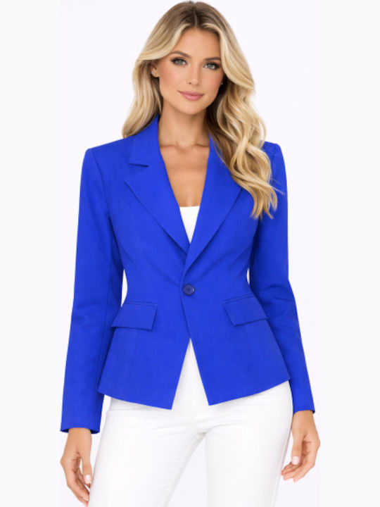 Morena Spain Women's Blazer Blue Royal SB-64834-26JA-MPROU