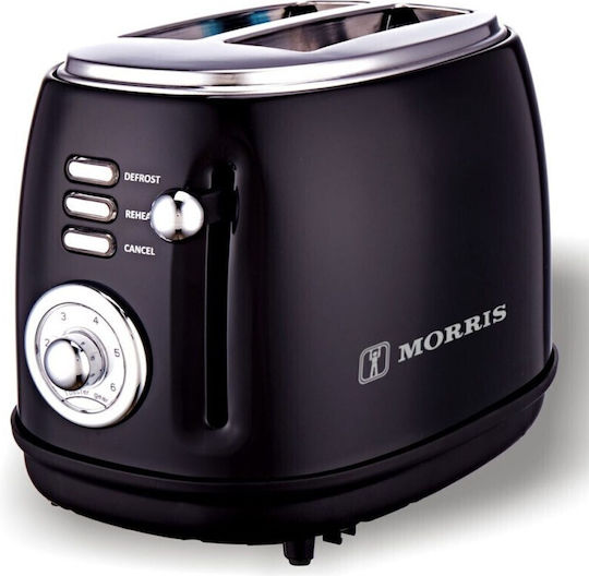 Morris Φρυγανιέρα 2 Θέσεων 850W Μαύρη