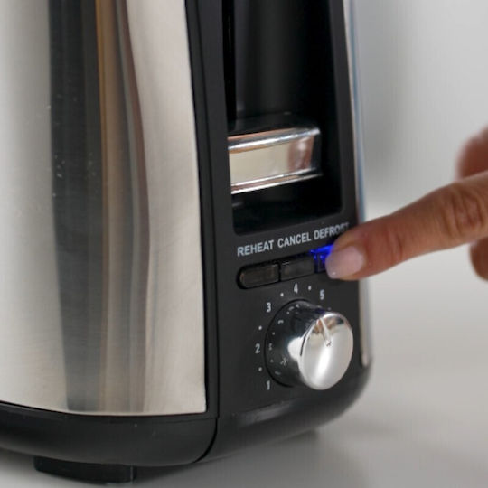 Izzy Toaster 4 Slots 1400W Inox