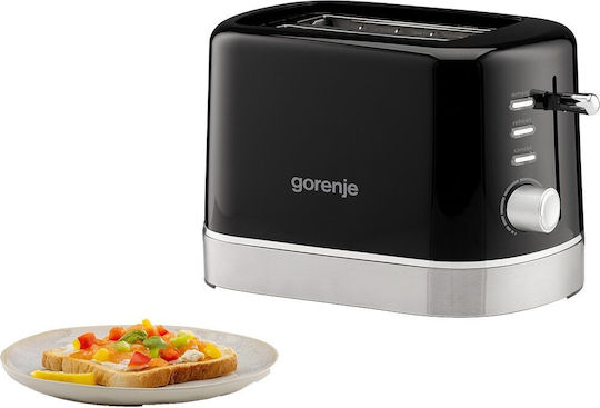 Gorenje Тостер С Две Места 800W Черен