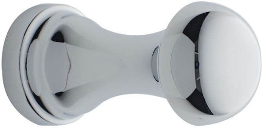 Zogometal Κρεμάστρα Τοίχου Μεταλλική Μπρονζέ 2x3.5cm