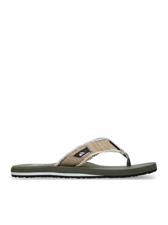 Quiksilver Monkey Abyss Джапанки Каки Quiksilver Monkey Abyss Джапанки Каки