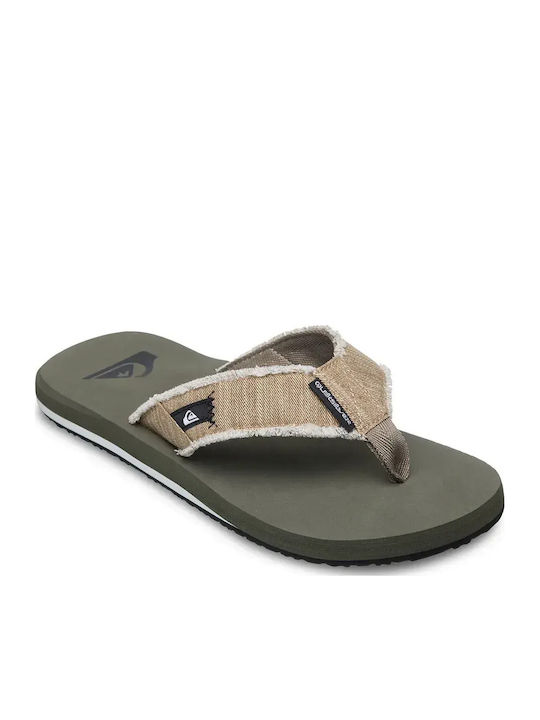 Monkey Abyss Ανδρικά Flip Flops Ανατομικά Χακί