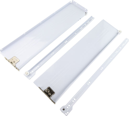 FFG Drawer Expanding Hardware White 50x1.2x8.6cm 2pcs 37174