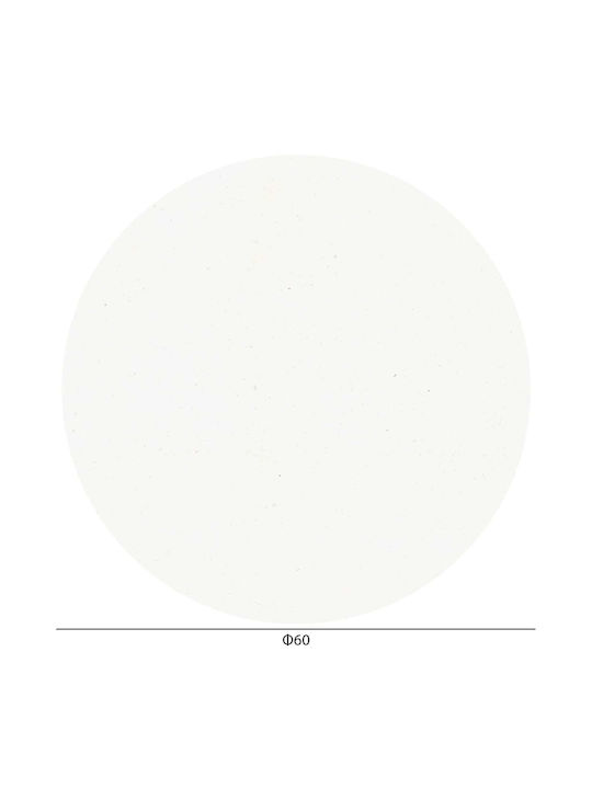 Freebox Round Table Surface HPL White 60x60cm FB95841.22 2 Pieces