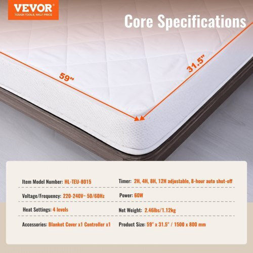Vevor με Χρονοδιακόπτη 80x150εκ.