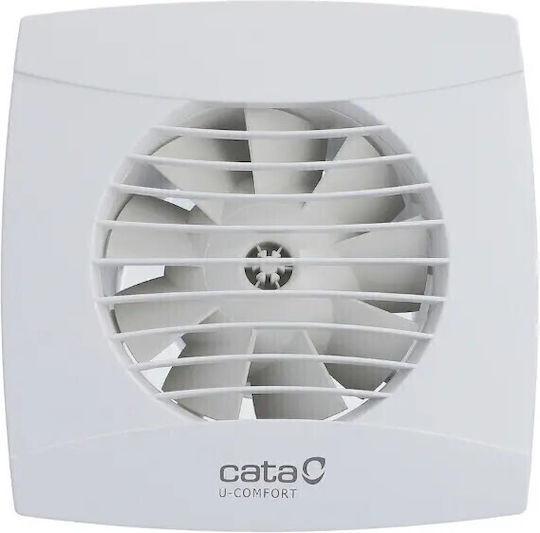Cata Wall-mounted Ventilator Bathroom 100mm Silver
