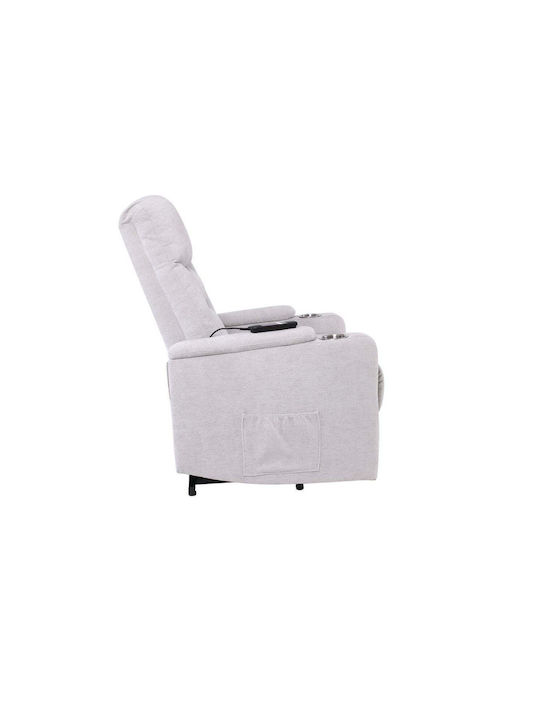 Bergère Light Grey 77x94x109cm