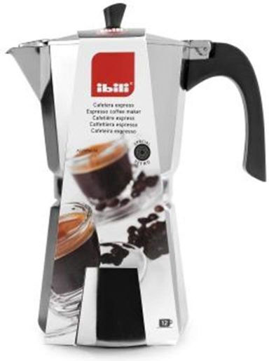 Ibili Bahia Μπρίκι Espresso 3cups Inox Ασημί