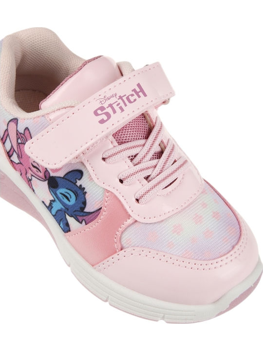 Kinder Sneaker mit Bügel- und Schleifenverschluss Rosa