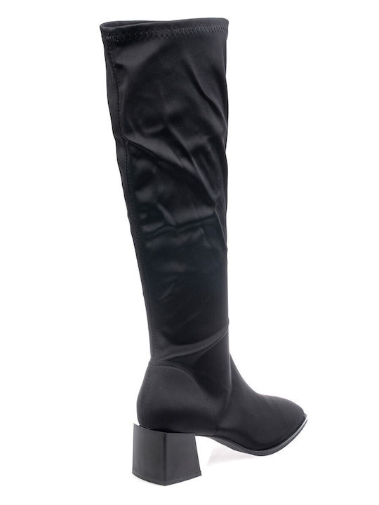 Women's Boots with Medium Heel Black
