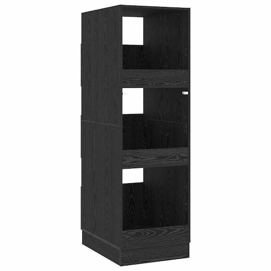 vidaXL Badezimmerschrank Wäscherei B50xT68xH162cm Schwarz