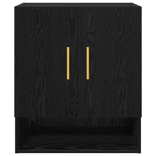vidaXL Bathroom Cabinet L60xW31xH70cm Black