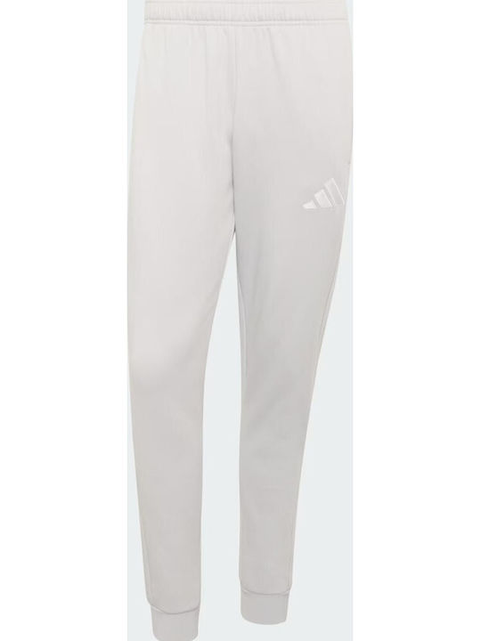 Herren-Sweatpants Fußball Jogginghose mit Gummizug Grau