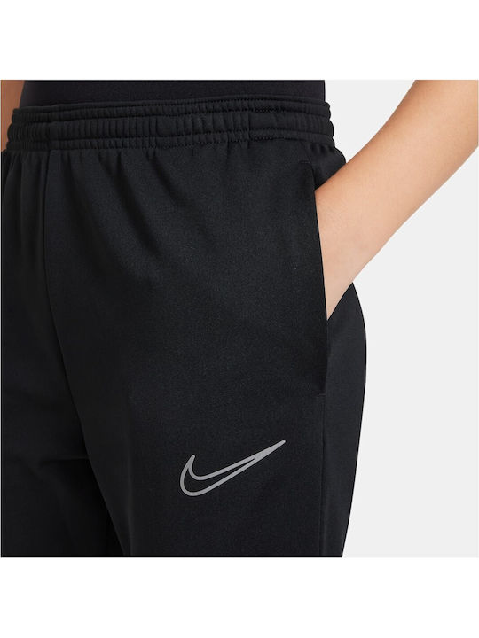 Academy Herren-Sweatpants Glänzende Jogginghose Mit Elastik Schwarz