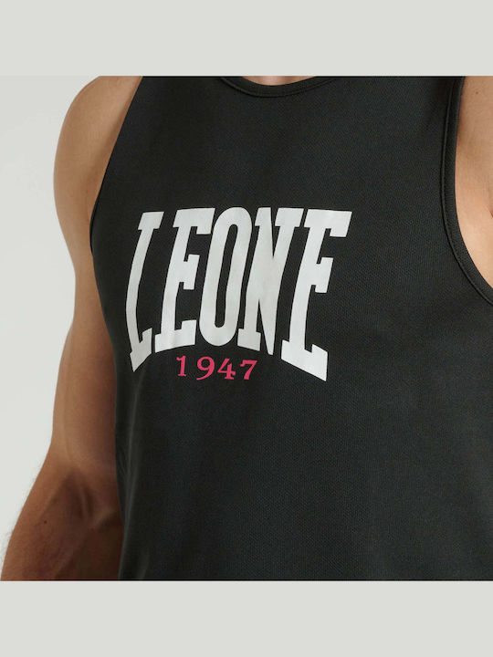 Leone 1947 Men's Sleeveless Martial Arts Shirt AB239 for Boxing Black