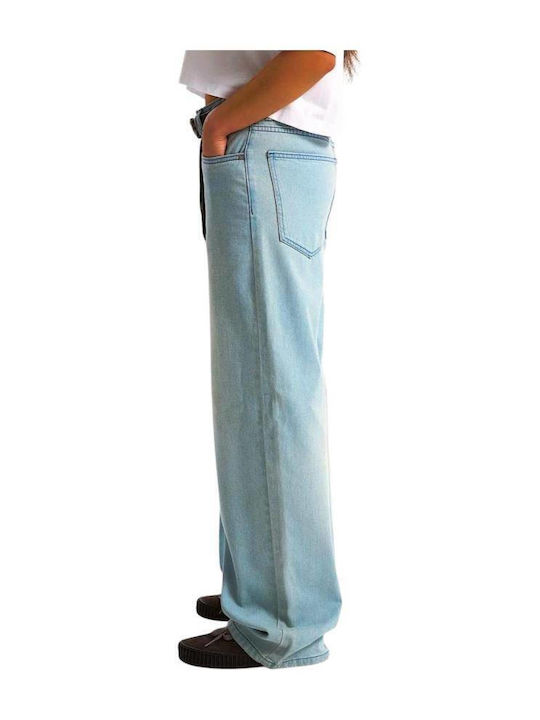 High Waist Women's Jean Trousers Light Stone