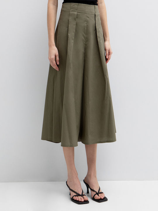 Midi Skirt Khaki