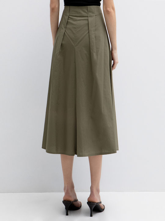 Midi Skirt Khaki