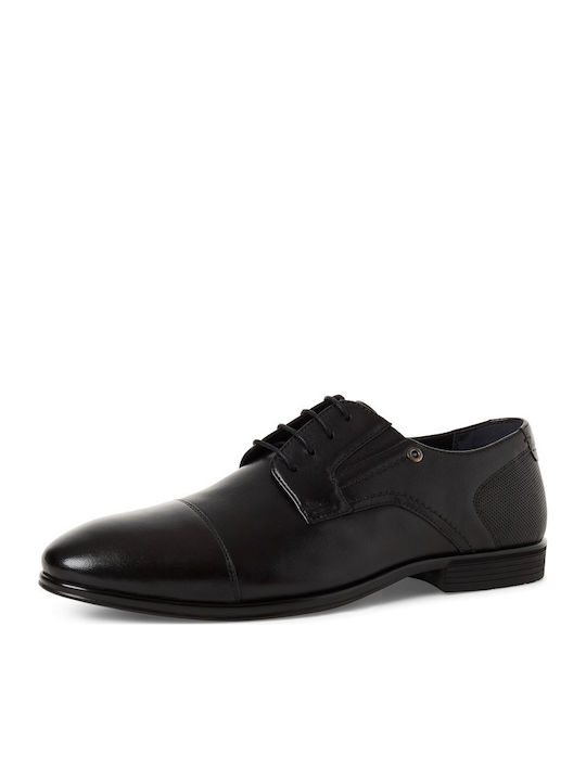 Leder Herren Freizeitschuhe Schwarz