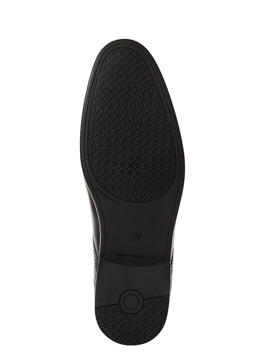 Leder Herren Freizeitschuhe Schwarz