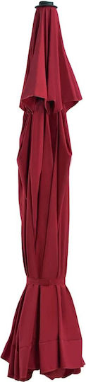 vidaXL Burgundy Replacement Umbrella Fabric Diameter 5m