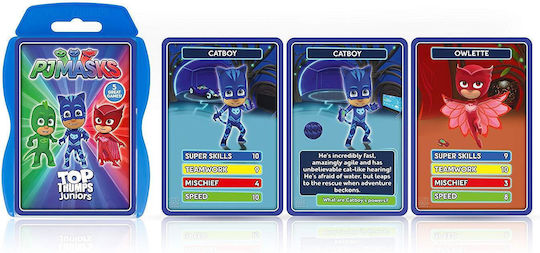 Επιτραπέζιο Παιχνίδι Top Trumps PJ Mask για 2+ Παίκτες 3+ Ετών WM32131 (EN) Winning Moves