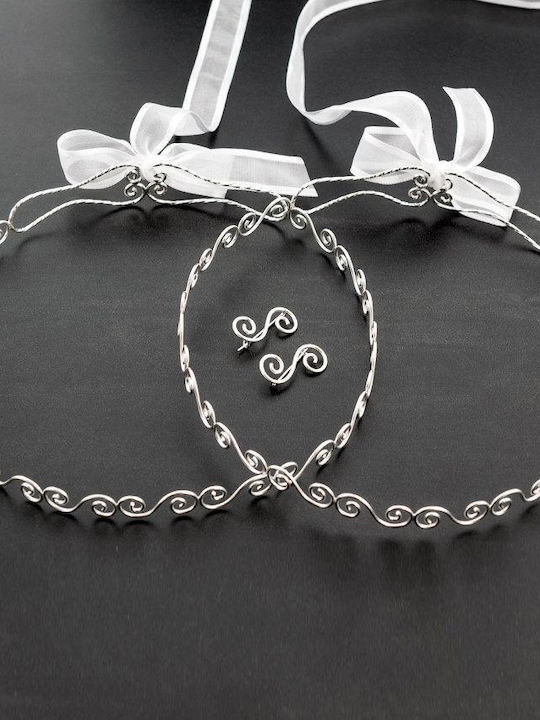 Wedding Crowns Spiral Handmade Silver 925