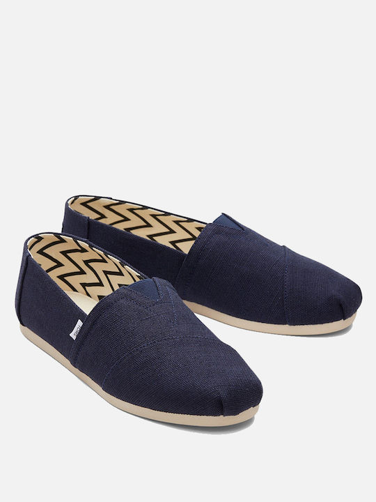 Fabric Men's Espadrilles in Blue Colour