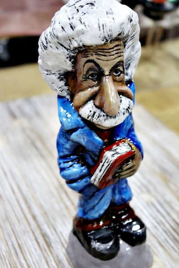Dekorative Einstein Kerze 23.5cm