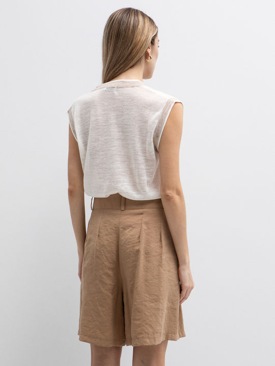 White Women's Vest