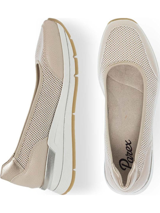 Damen Ballerinas in Beige Farbe
